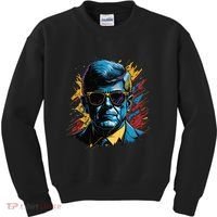 Retro Kennedy Pop 1961 1963 Kids Sweatshirt thumb 0