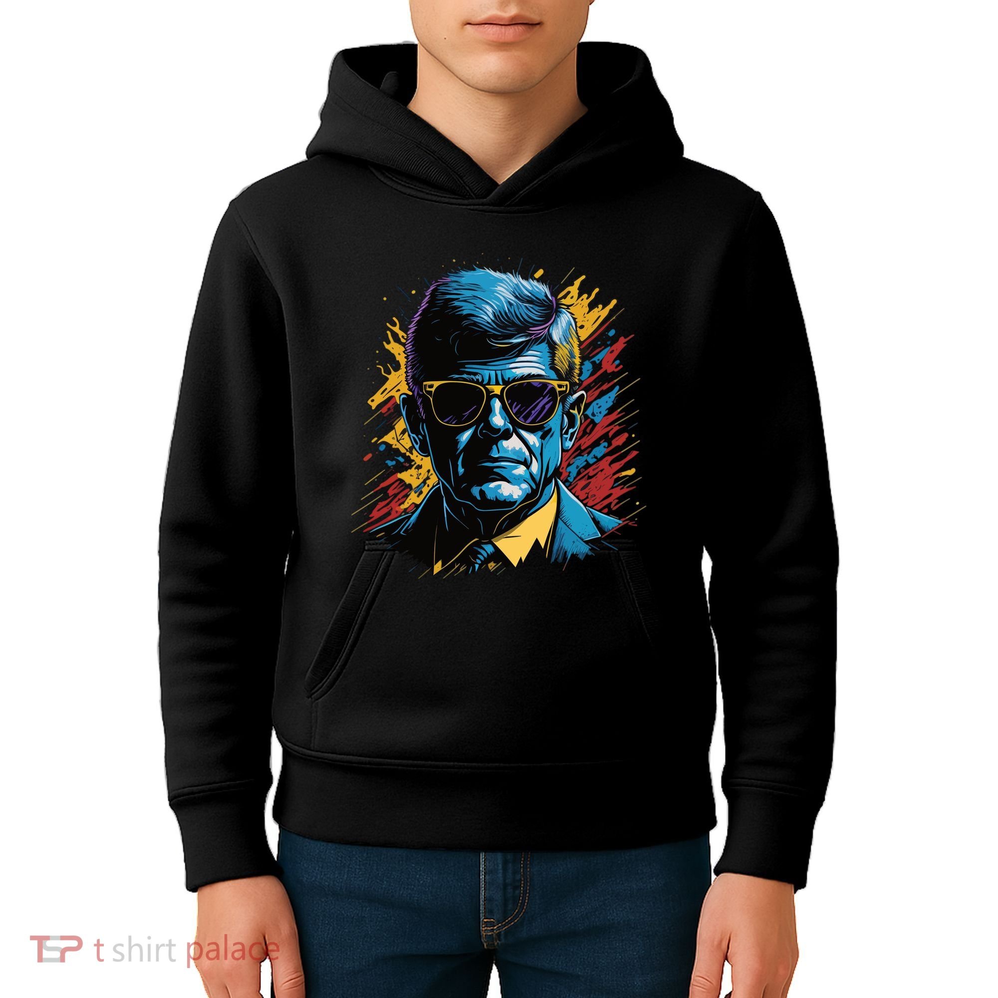 Retro Kennedy Pop 1961 1963 Kids Hoodie