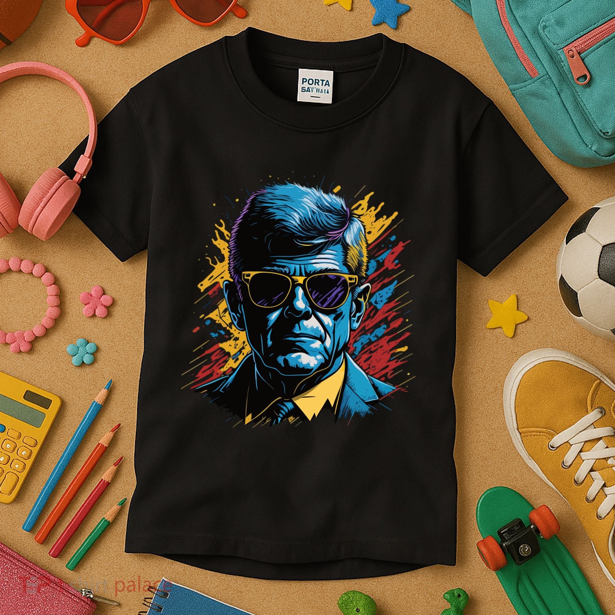 Retro Kennedy Pop 1961 1963 Kids T-Shirt