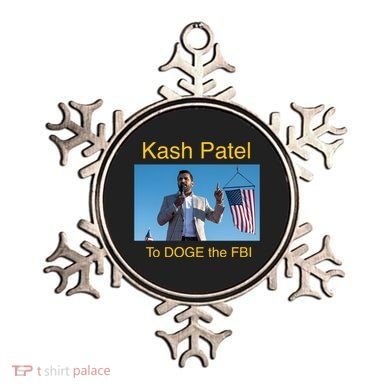 Ryanceyreturns Kash Patel το Doge The Fbi Ornament