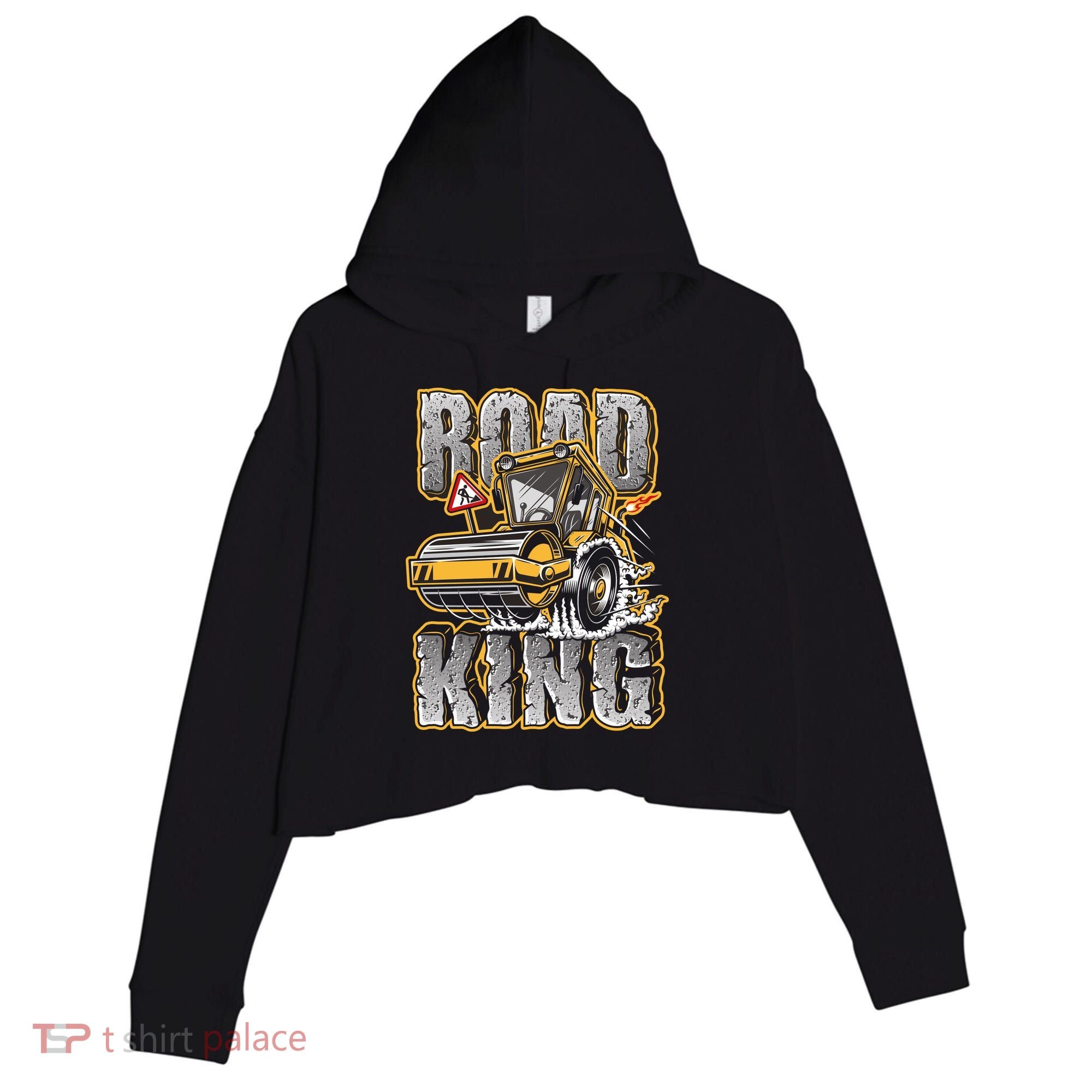 Road King Crop Fleece Hoodie