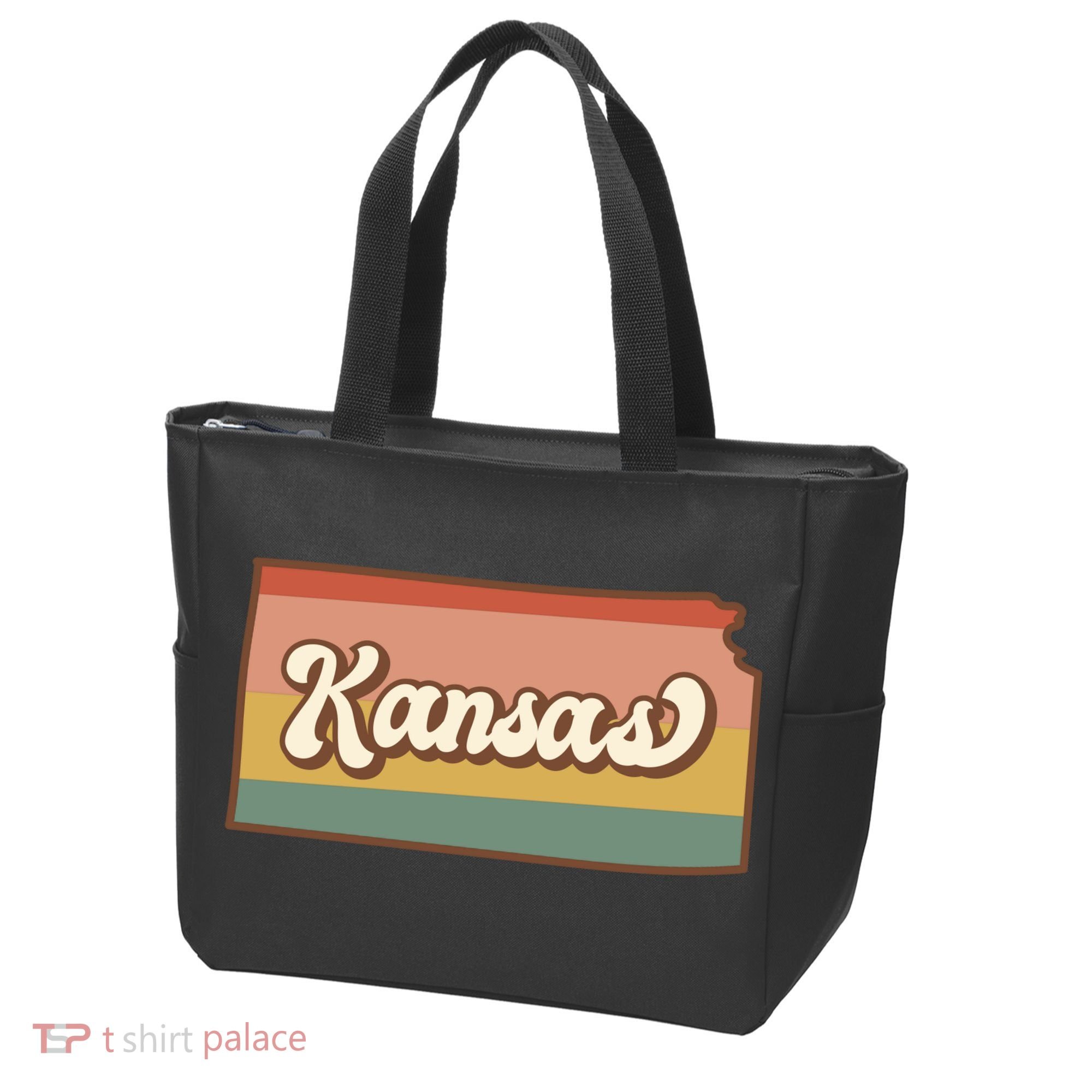 Retro Kansas Tote Bag