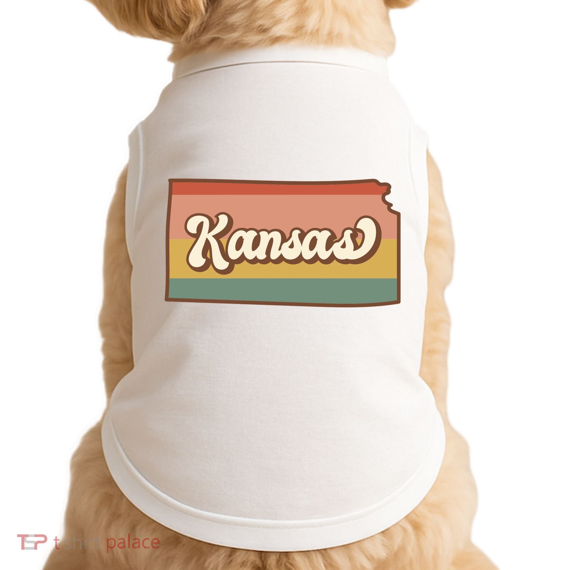 Retro Kansas Doggie Tank