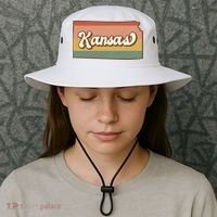 Retro Kansas Bucket Hat thumb 3