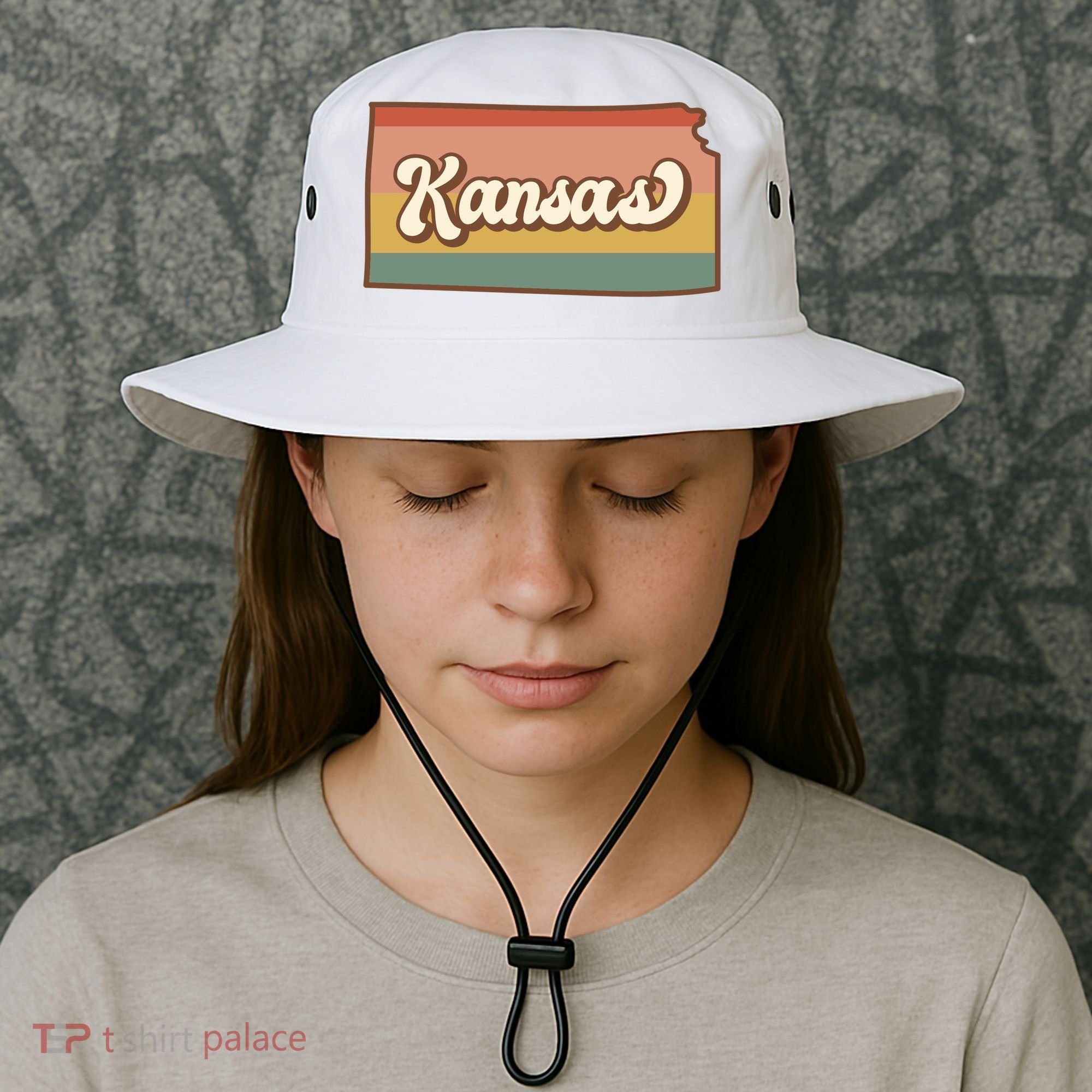 Retro Kansas Bucket Hat
