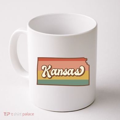 Retro Kansas Coffee Mug