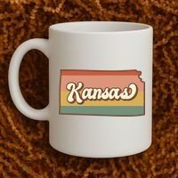 Retro Kansas Coffee Mug thumb 2
