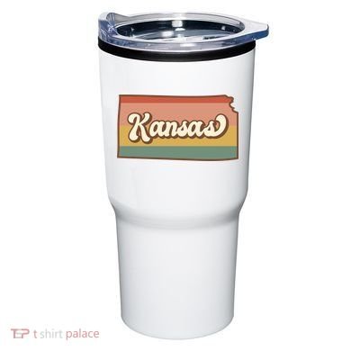 Retro Kansas Tumbler