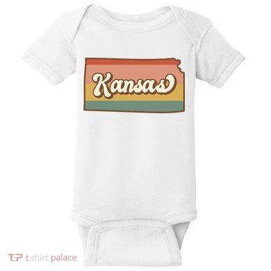 Retro Kansas Baby Bodysuit