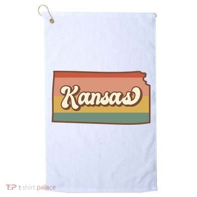Retro Kansas Golf Towel