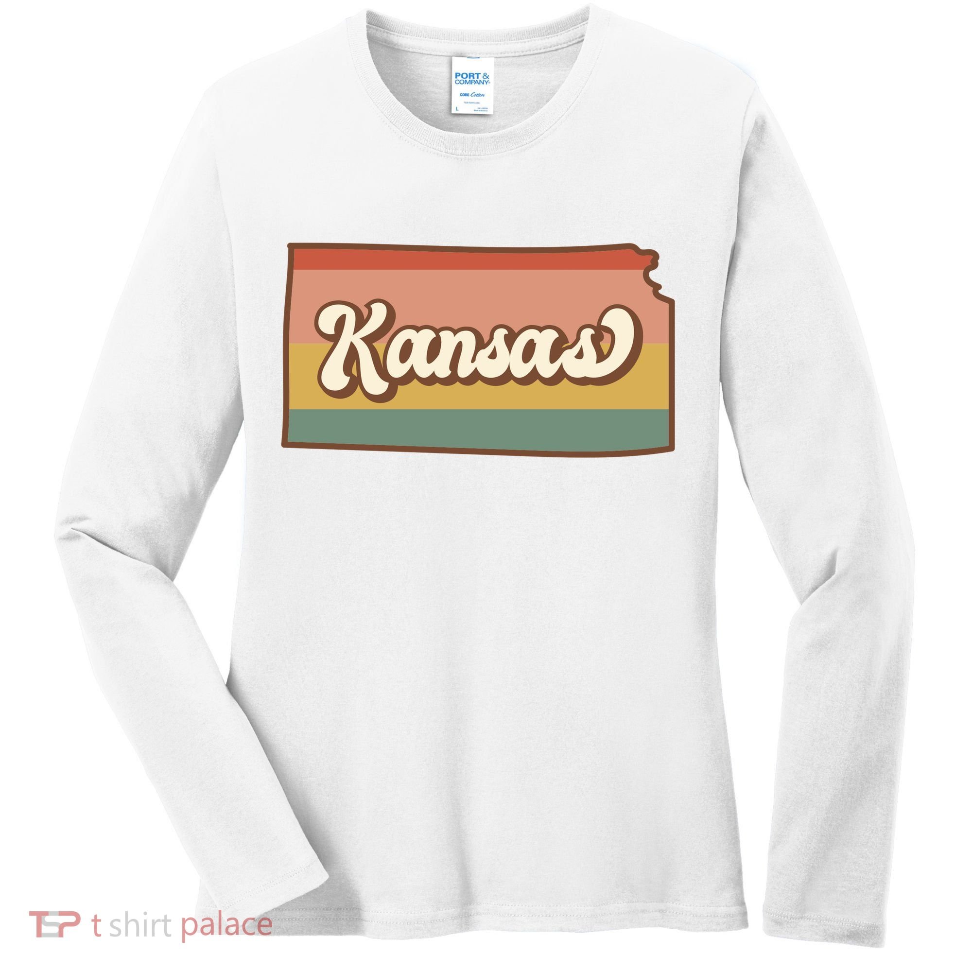 Retro Kansas Women's Long Sleeve Shirt