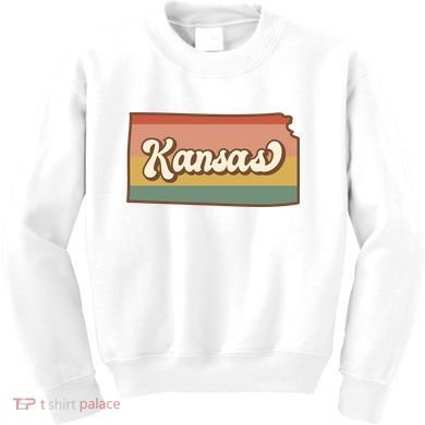 Retro Kansas Kids Sweatshirt