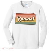 Retro Kansas Kids Long Sleeve Shirt thumb 0