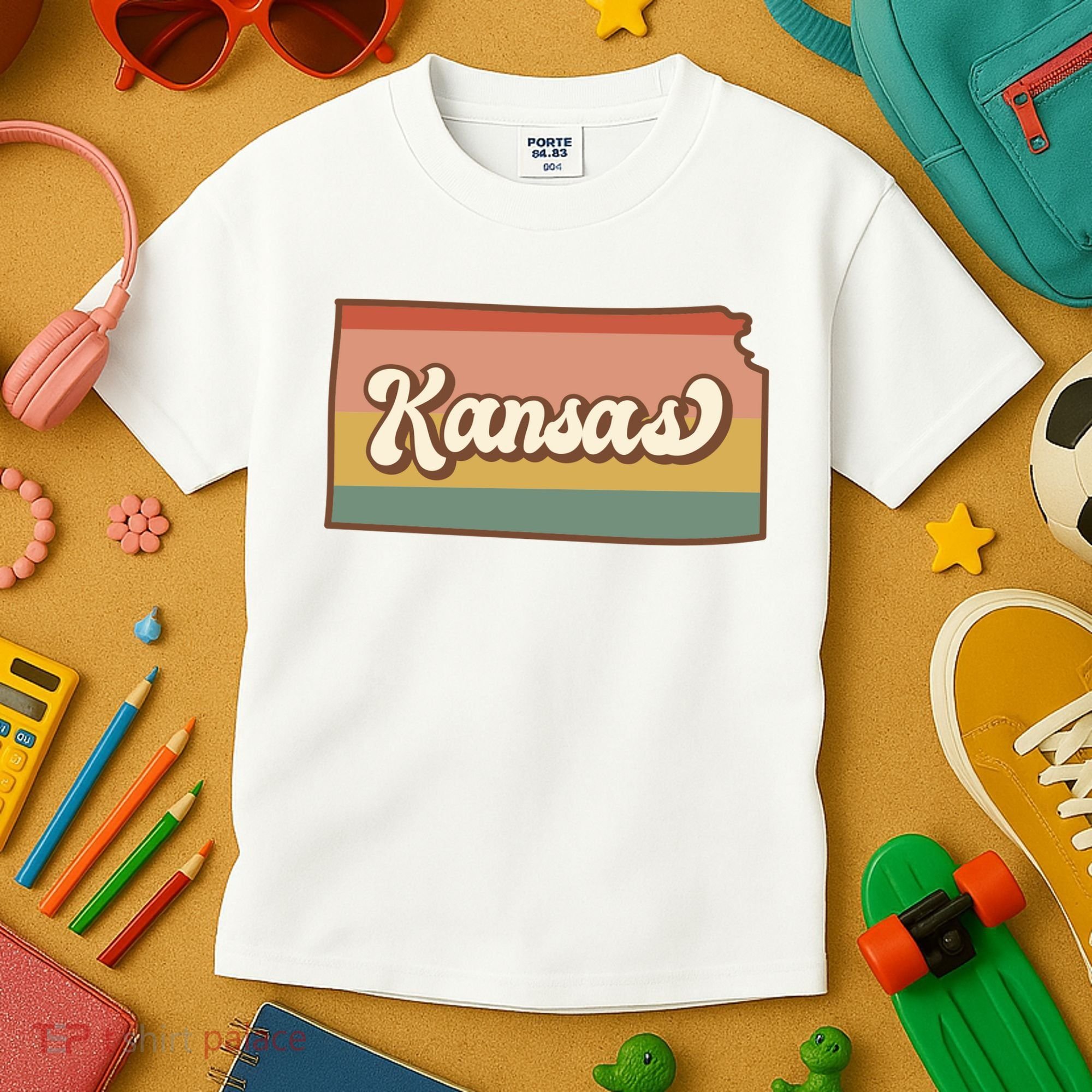 Retro Kansas Kids T-Shirt