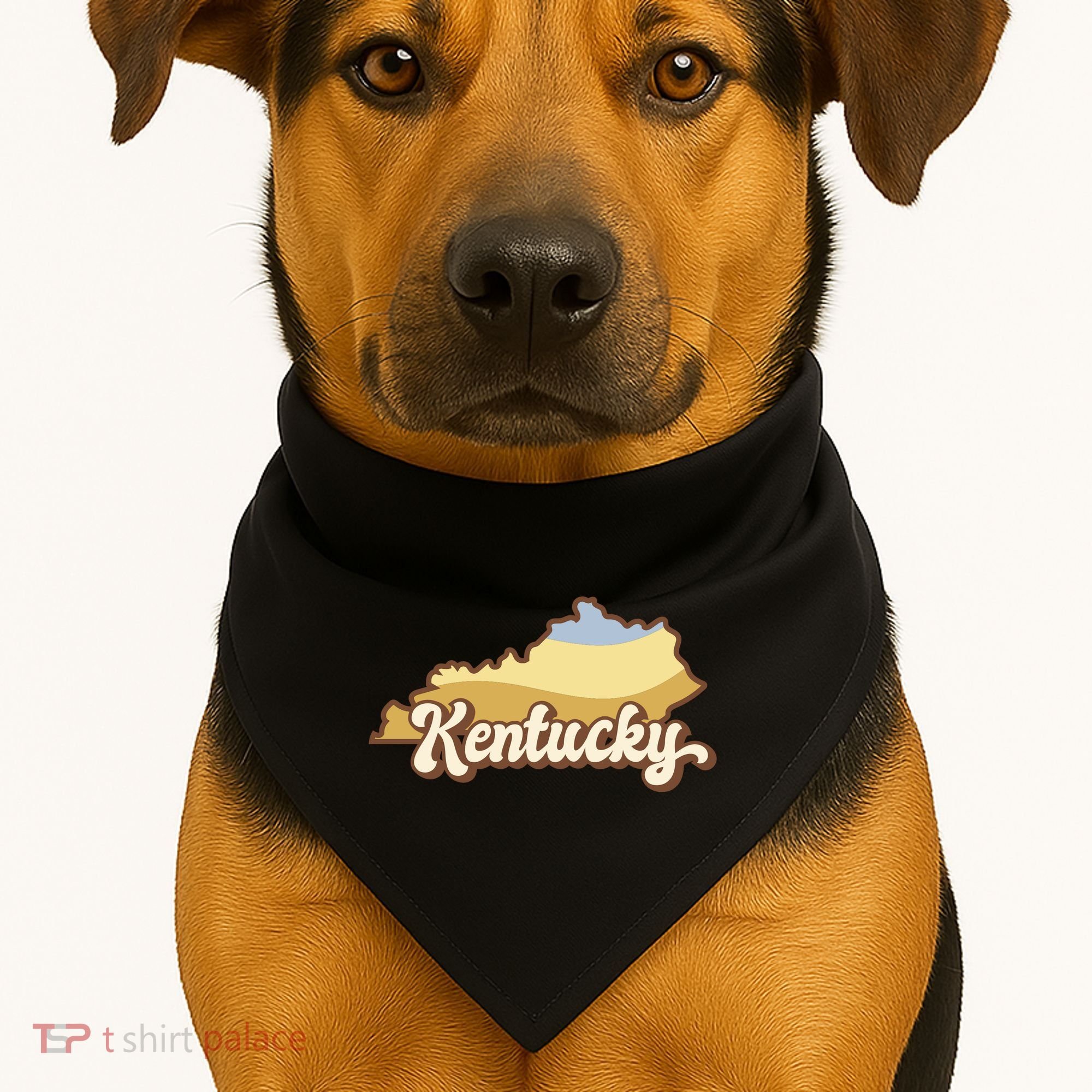 Retro Kentucky USA-Made Doggie Bandana