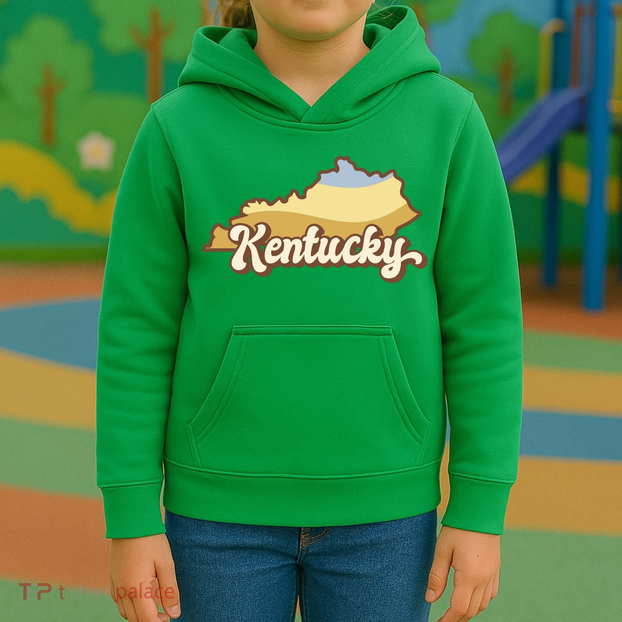 Retro Kentucky Kids Hoodie