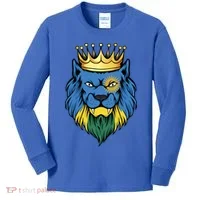 Rwanda King Kids Long Sleeve Shirt thumb 0
