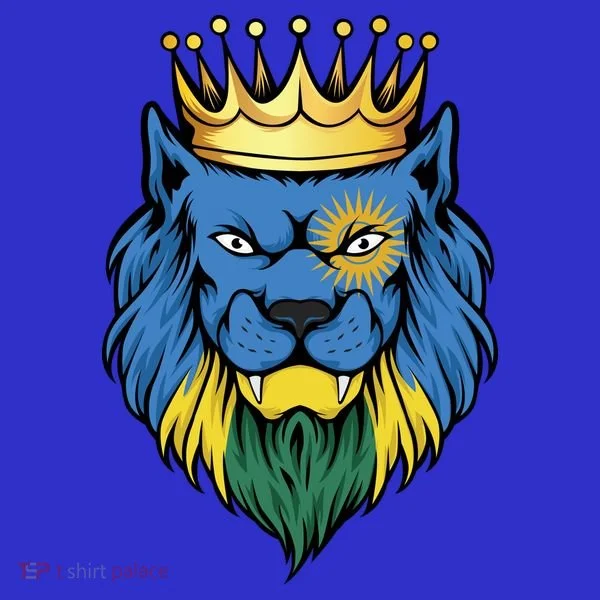 Rwanda King Kids Long Sleeve Shirt