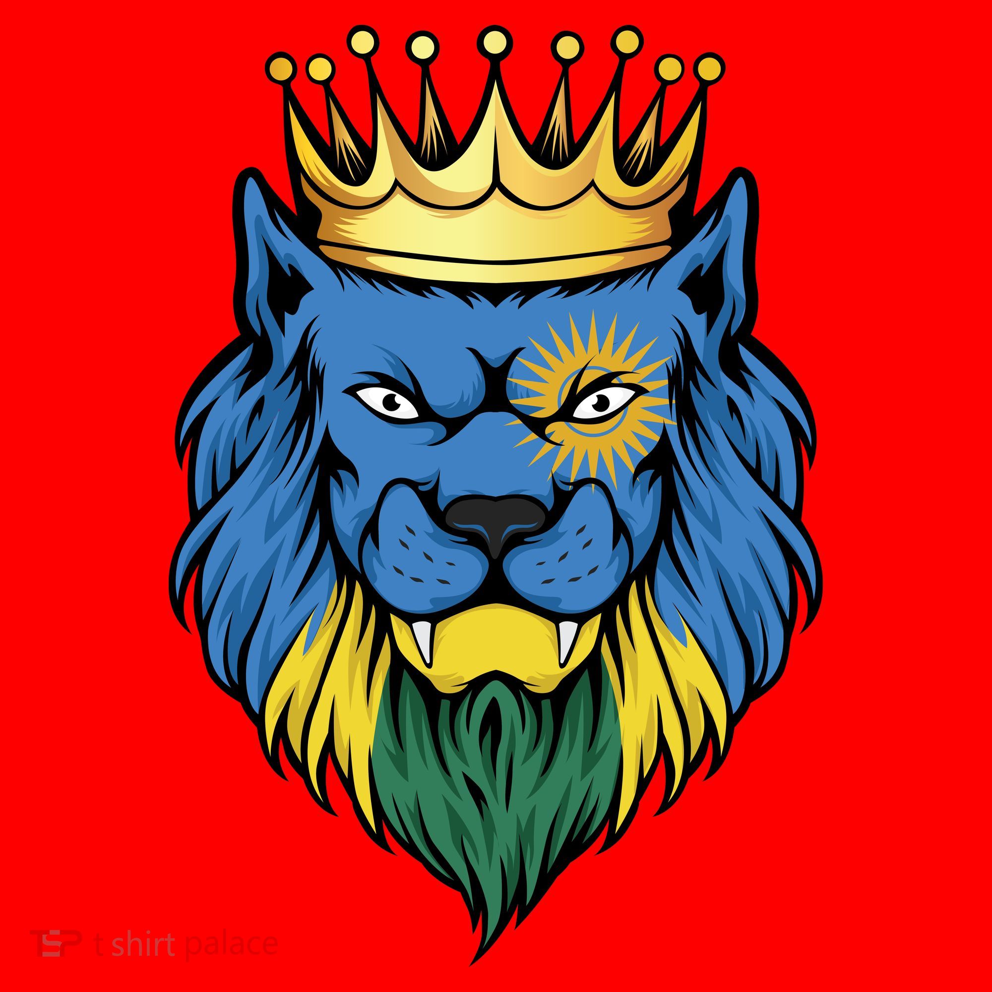 Rwanda King Santa Hat