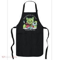 Rainbow Kitten Surprise Cute Eat Retro Animals Apron thumb 0