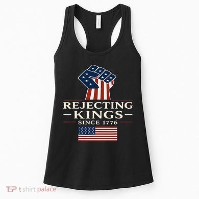 Rejecting Kings Since 1776 Hand Grip Design Women's Tank Top