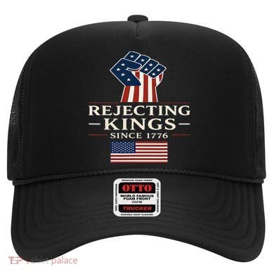 Rejecting Kings Since 1776 Hand Grip Design Hat