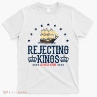 Rejecting Kings Since 1776 Vintage Patriotic No Kings T-Shirt thumb 0