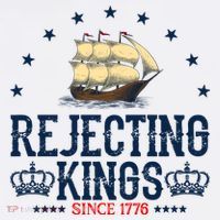 Rejecting Kings Since 1776 Vintage Patriotic No Kings T-Shirt thumb 7