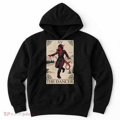 Retro Karlach The Dancer Tarot Card Game Lover Hoodie