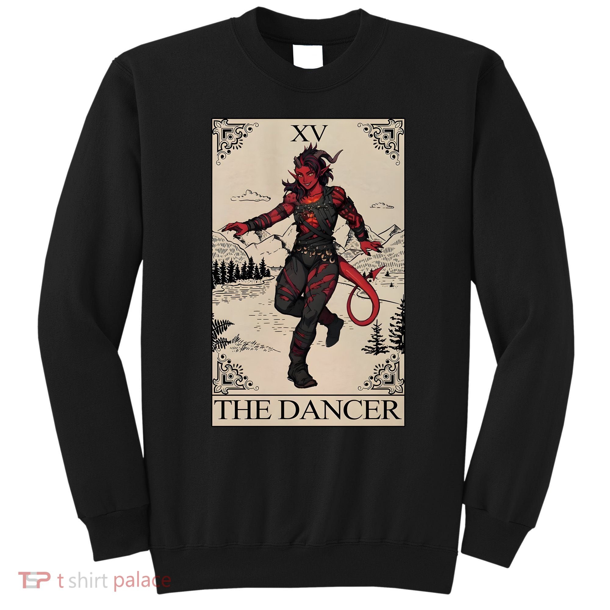 Retro Karlach The Dancer Tarot Card Game Lover Sweatshirt