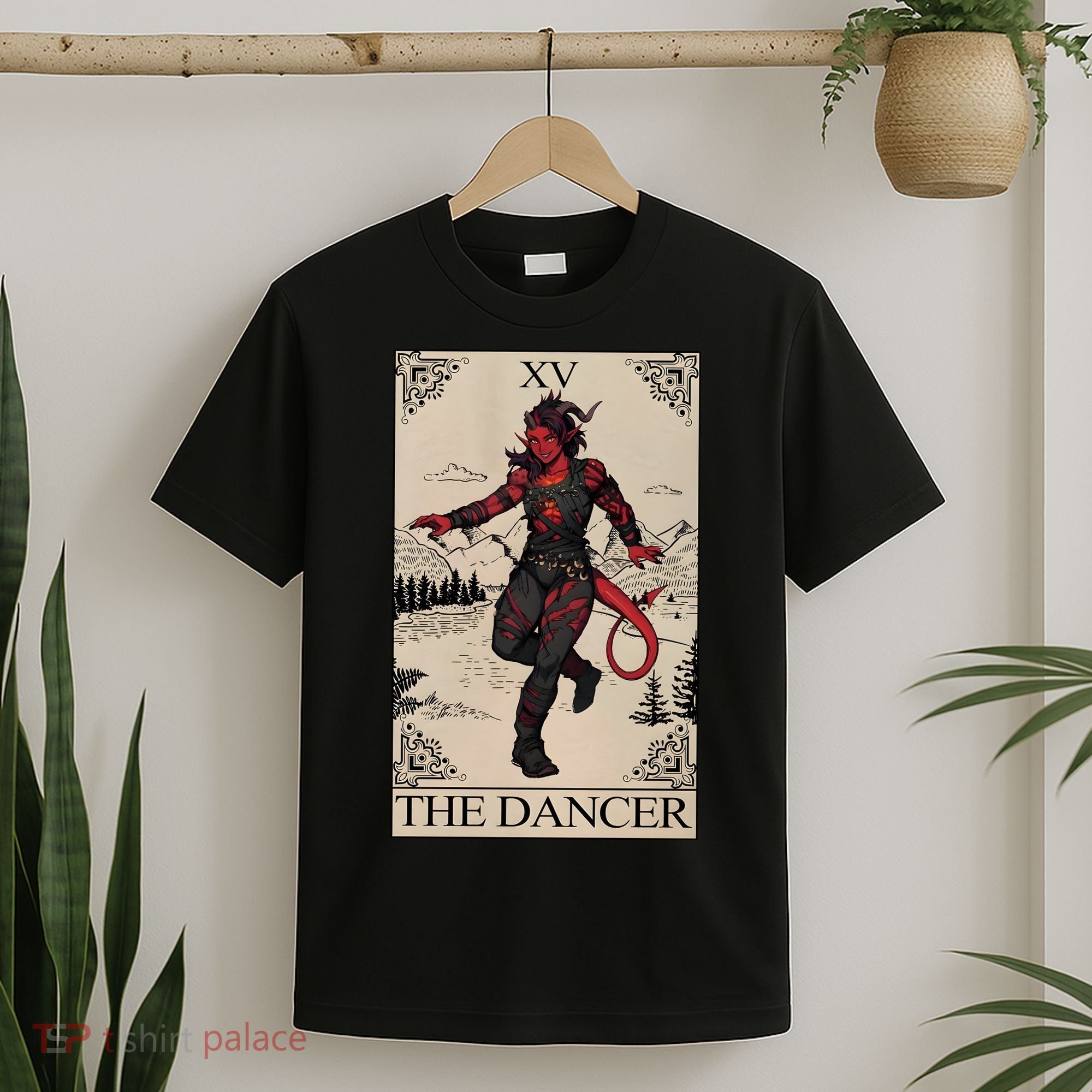 Retro Karlach The Dancer Tarot Card Game Lover T-Shirt