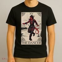 Retro Karlach The Dancer Tarot Card Game Lover T-Shirt thumb 3