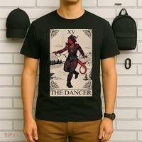Retro Karlach The Dancer Tarot Card Game Lover T-Shirt thumb 6