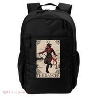 Retro Karlach The Dancer Tarot Card Game Lover Backpack thumb 0