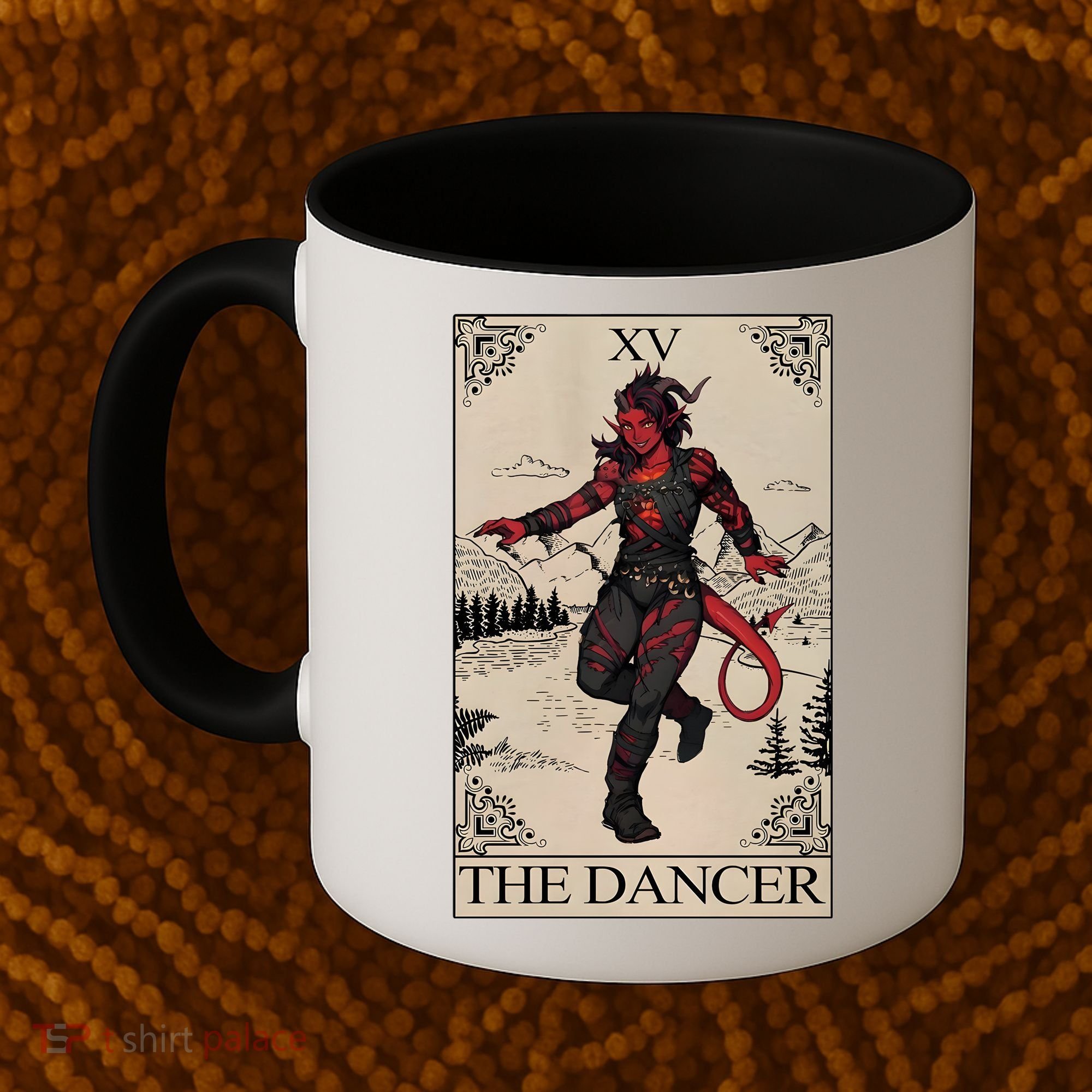 Retro Karlach The Dancer Tarot Card Game Lover Coffee Mug