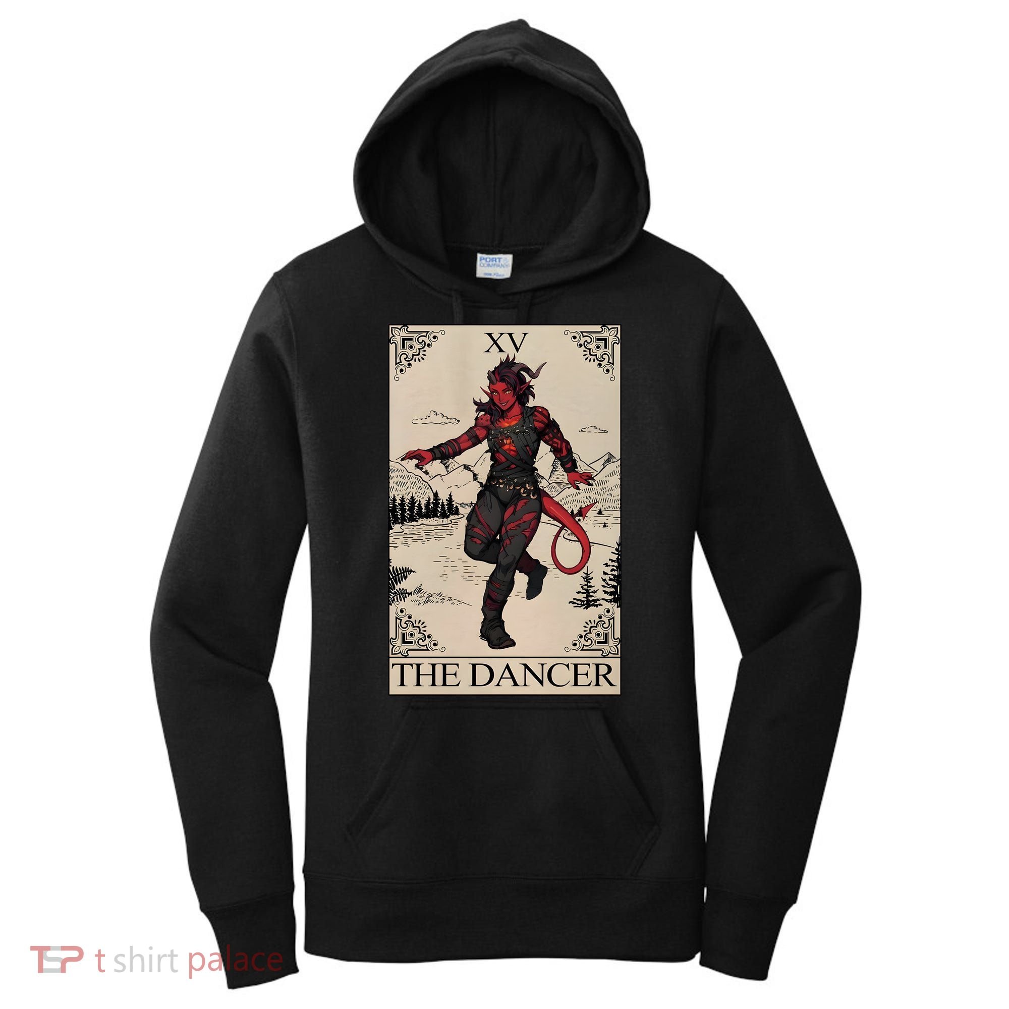 Retro Karlach The Dancer Tarot Card Game Lover Women's Hoodie