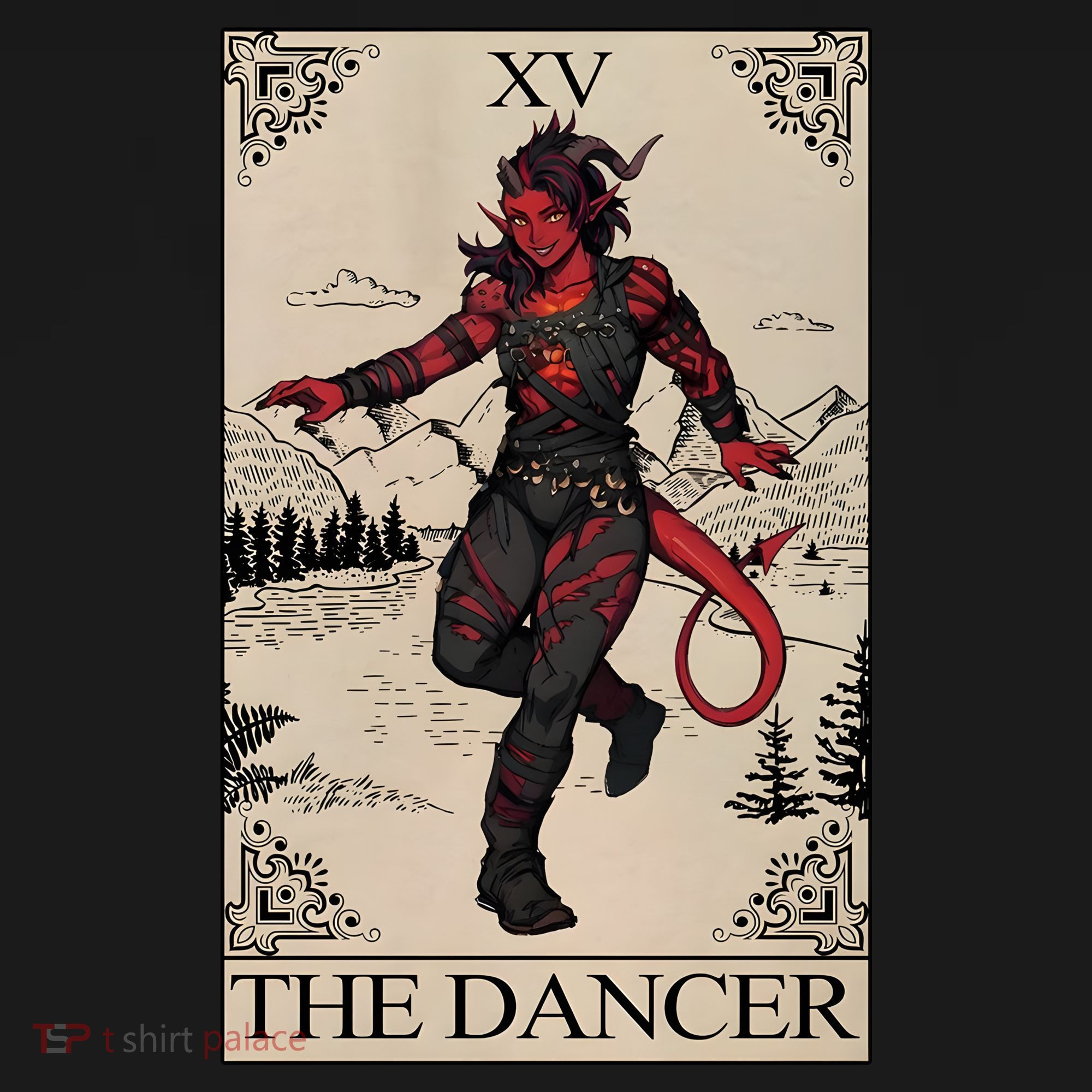 Retro Karlach The Dancer Tarot Card Game Lover Women's Hoodie
