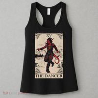 Retro Karlach The Dancer Tarot Card Game Lover Women's Tank Top thumb 3