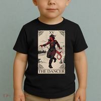 Retro Karlach The Dancer Tarot Card Game Lover Toddler T-Shirt thumb 2