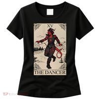 Retro Karlach The Dancer Tarot Card Game Lover Women's T-Shirt thumb 0