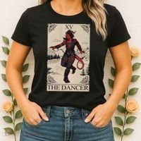 Retro Karlach The Dancer Tarot Card Game Lover Women's T-Shirt thumb 2