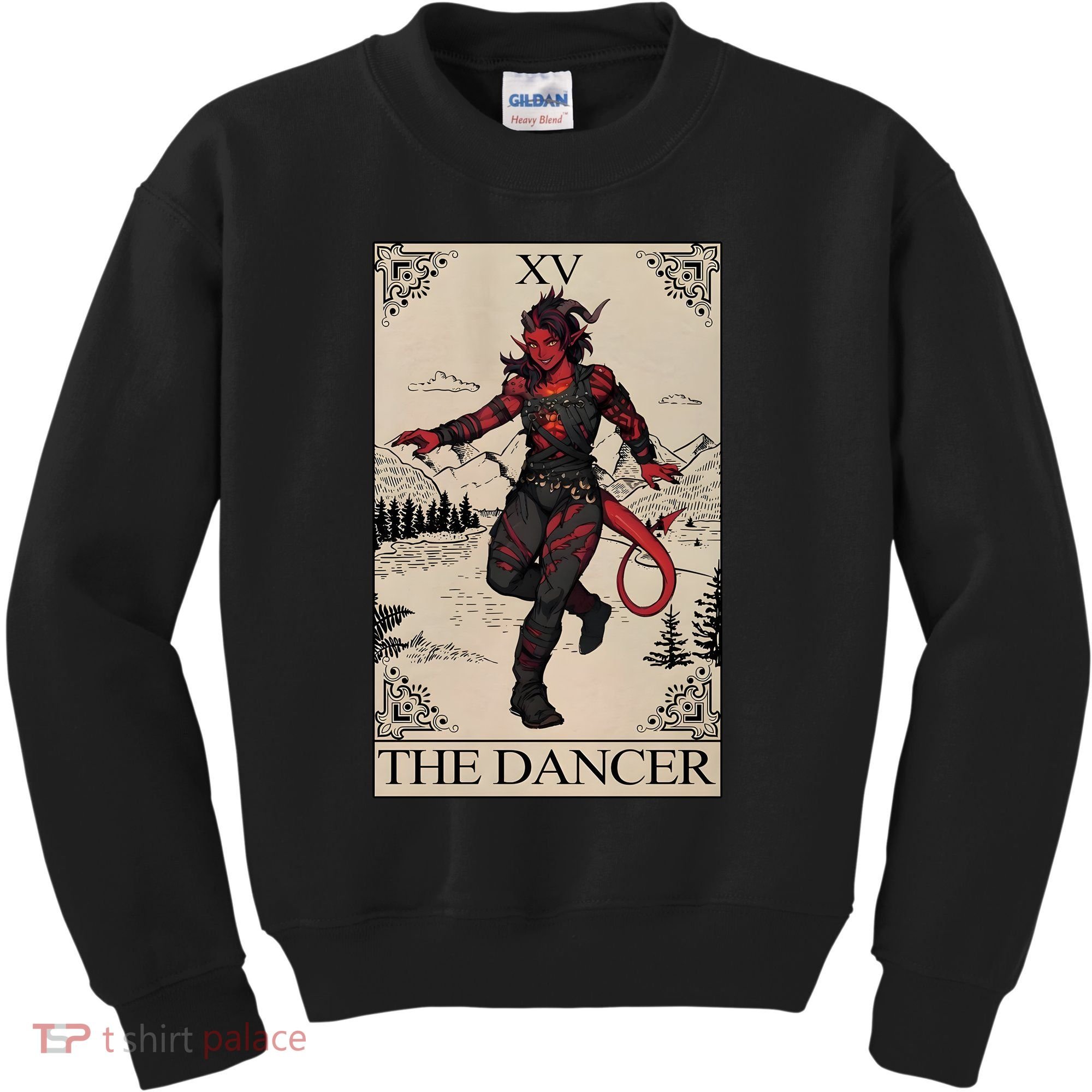 Retro Karlach The Dancer Tarot Card Game Lover Kids Sweatshirt