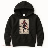 Retro Karlach The Dancer Tarot Card Game Lover Kids Hoodie thumb 0