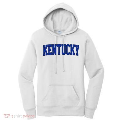 Retro Kentucky Vintage Kentucky Blue Throwback Classic Women's Hoodie