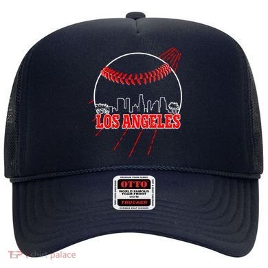 Retro Los Angeles Skyline Baseball Hat