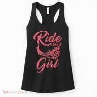 Ride Like A Girl Motocross Dirt Bike Rider Motorcycle Women's Tank Top thumb 0