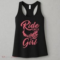 Ride Like A Girl Motocross Dirt Bike Rider Motorcycle Women's Tank Top thumb 3