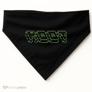 Root Linux ASCII Art Hacker USA-Made Doggie Bandana