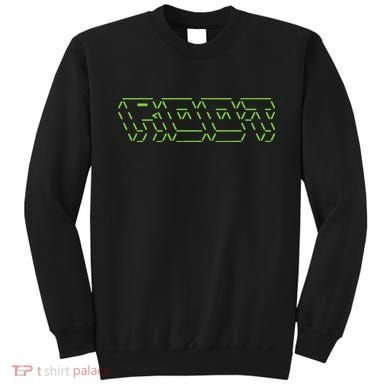Root Linux ASCII Art Hacker Sweatshirt