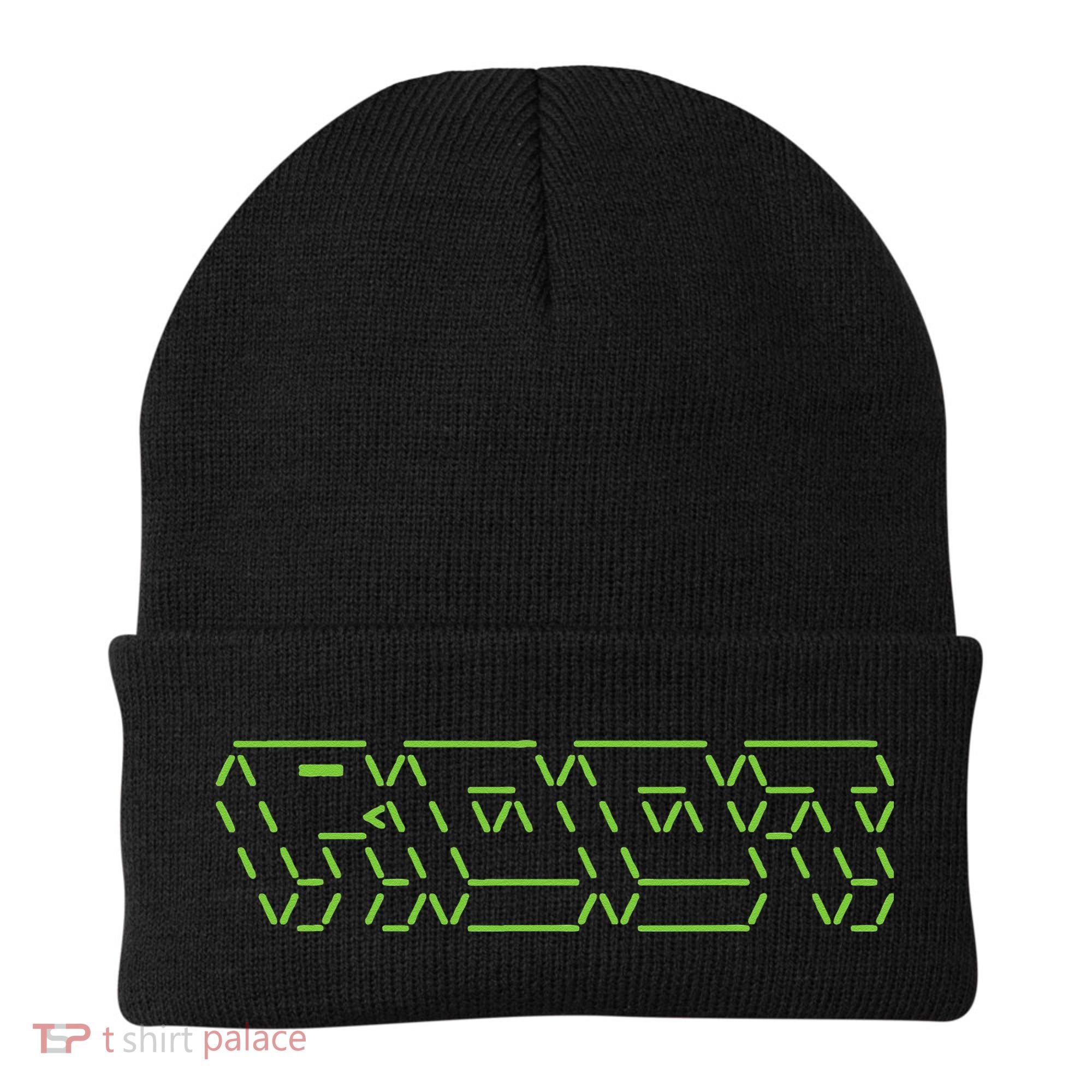 Root Linux ASCII Art Hacker Beanie